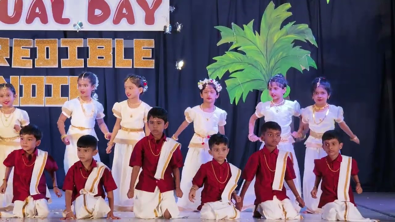 Morya's dance on kerala song at Pawar Public school sr kg annual day