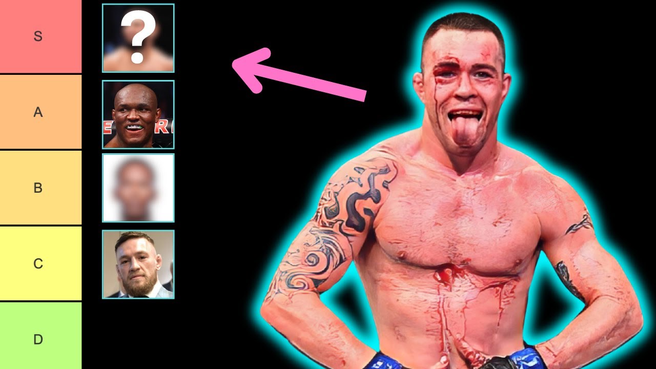 Colby Covington Mean Nickname Tier List