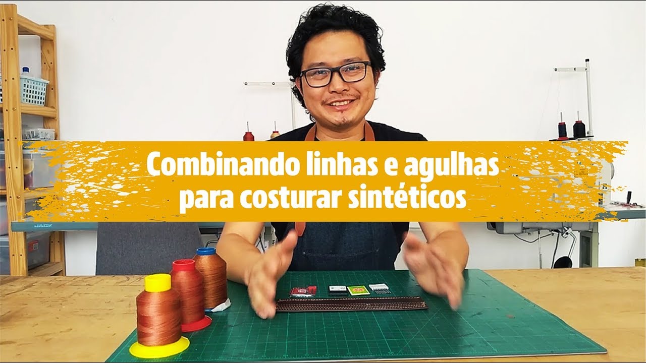 Qual a melhor combinação entre agulhas e linhas para costurar sintético?