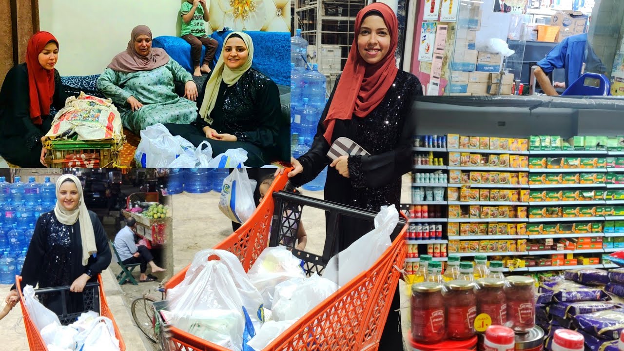 بناتى خربوا الجيب وعمروا البيت✋نزلوا على سوق الجملة دخلوا عليا شايلين ومحملين🤗بنت الاصل تخلى بيت قصر