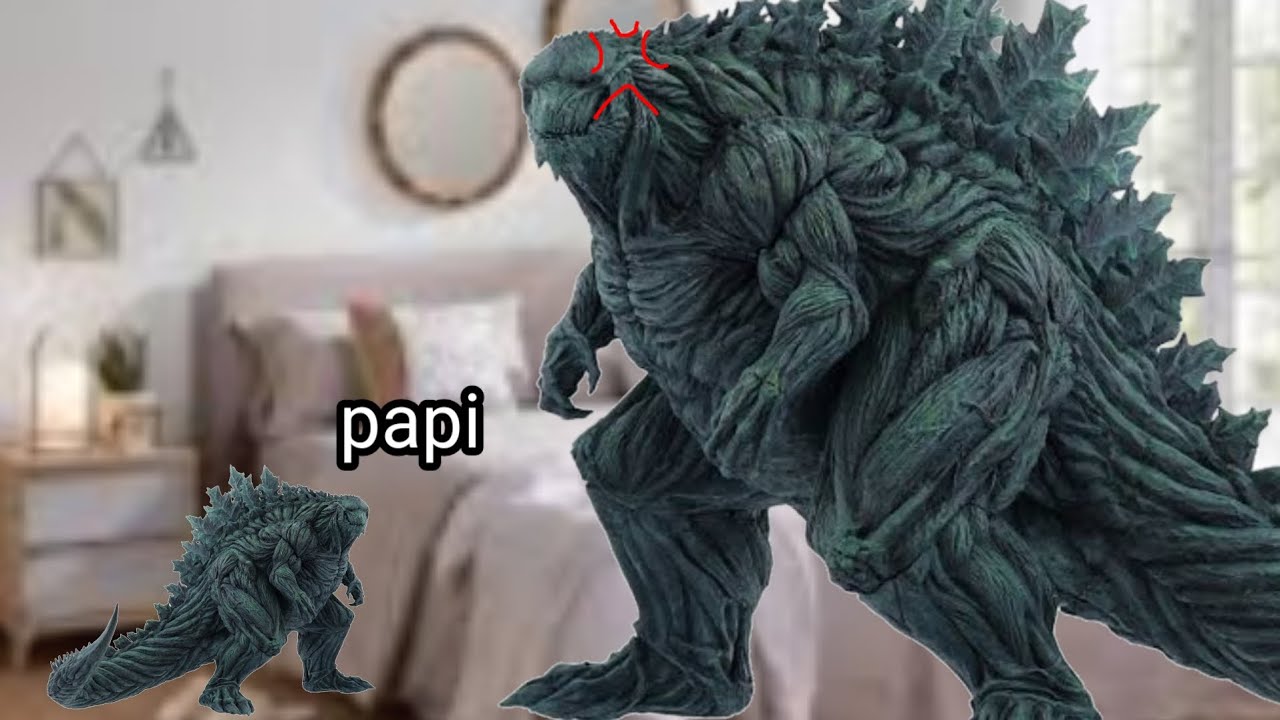 cuando Godzilla Filius no deja dormir a Godzilla Earth