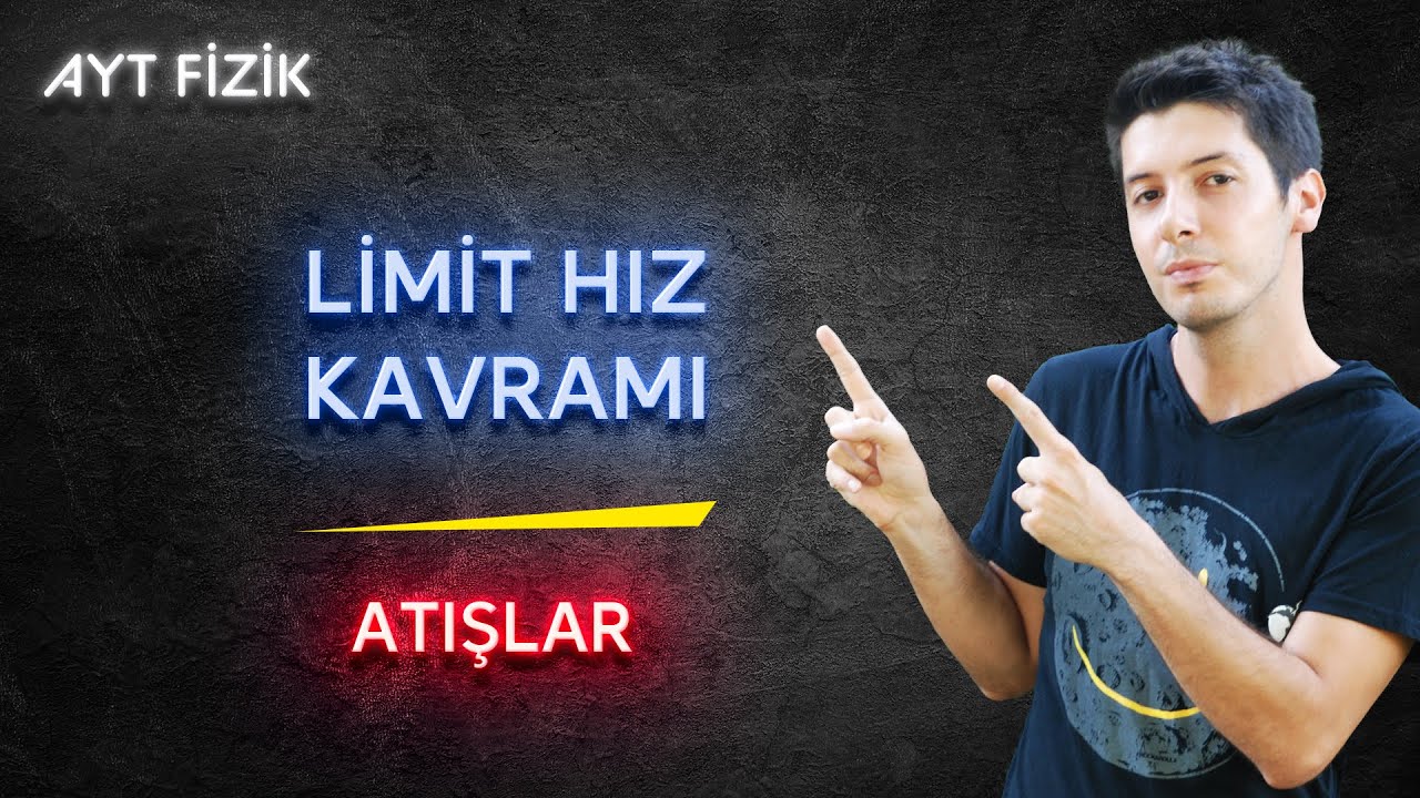 20) Atışlar - Limit Hız Kavramı & Örnek Sorular. AYT Fizik Kampı 2023