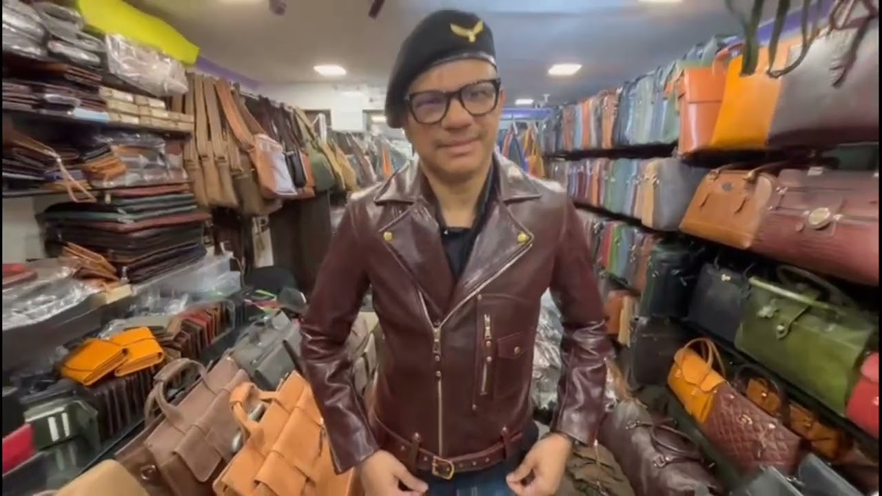 Leather museum dharavi || Premium quality leather jackets || 100% original 