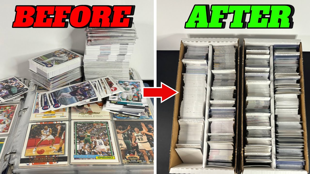 HOW TO Organize your Sports Cards the RIGHT WAY