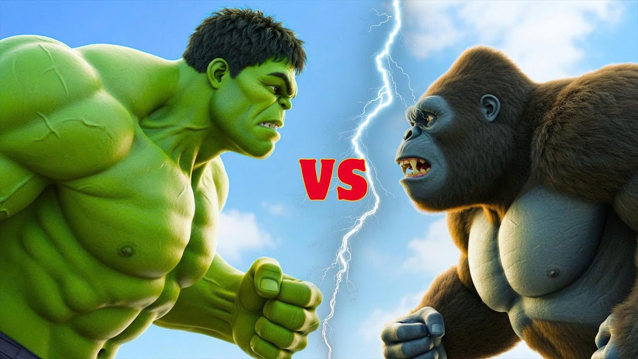 HULK vs KINGKONG | City Rescue Mission | 3D Action Animation Movie | Full 3D Movie 4K
