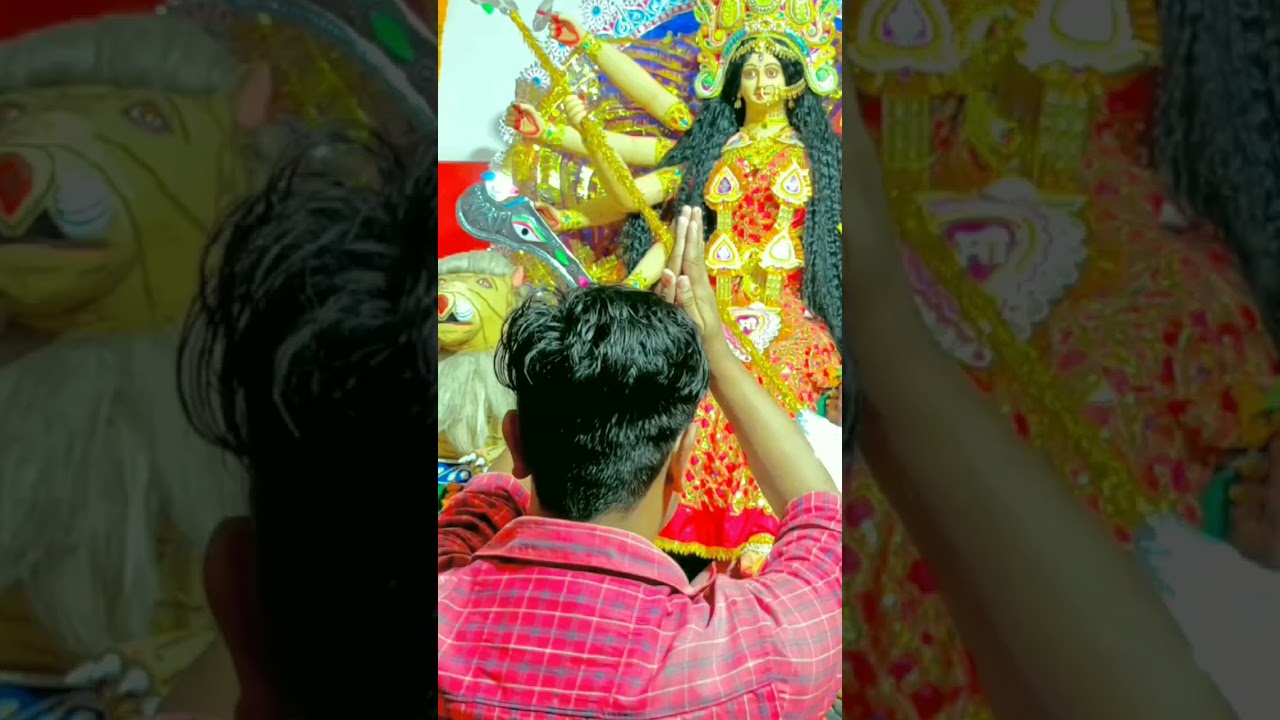 nimiya pr maiya lubha gaili🙏🙏#navrari #bhakti #shortsvideo