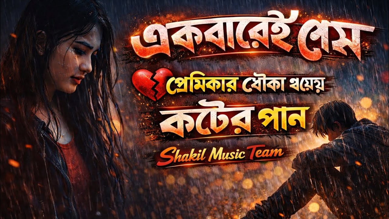 একবারেই শেষ | প্রেমিকার ধোঁকা খেয়ে কষ্টের গান | Shakil Music Team