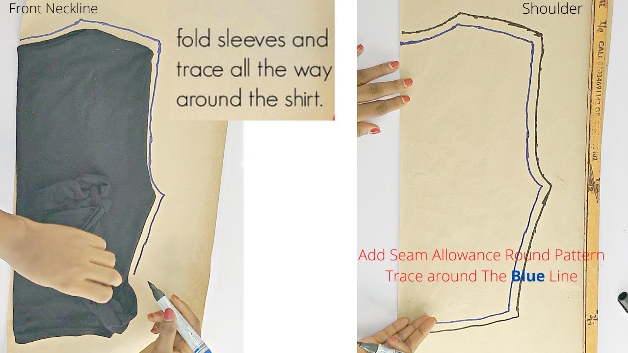 Try This : How to Create Pattern Using An Old Fitted Top