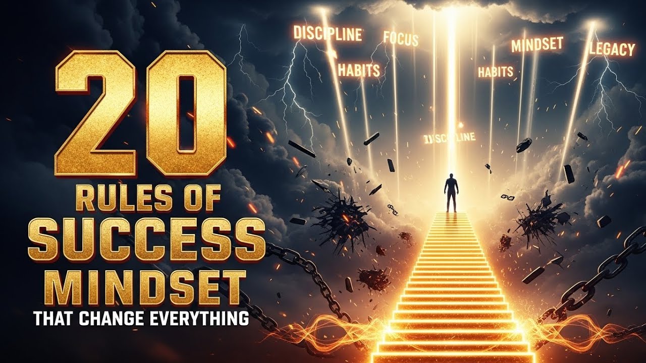 20 Rules of Success Mindset That Change Everything | Motivation to Win in Life