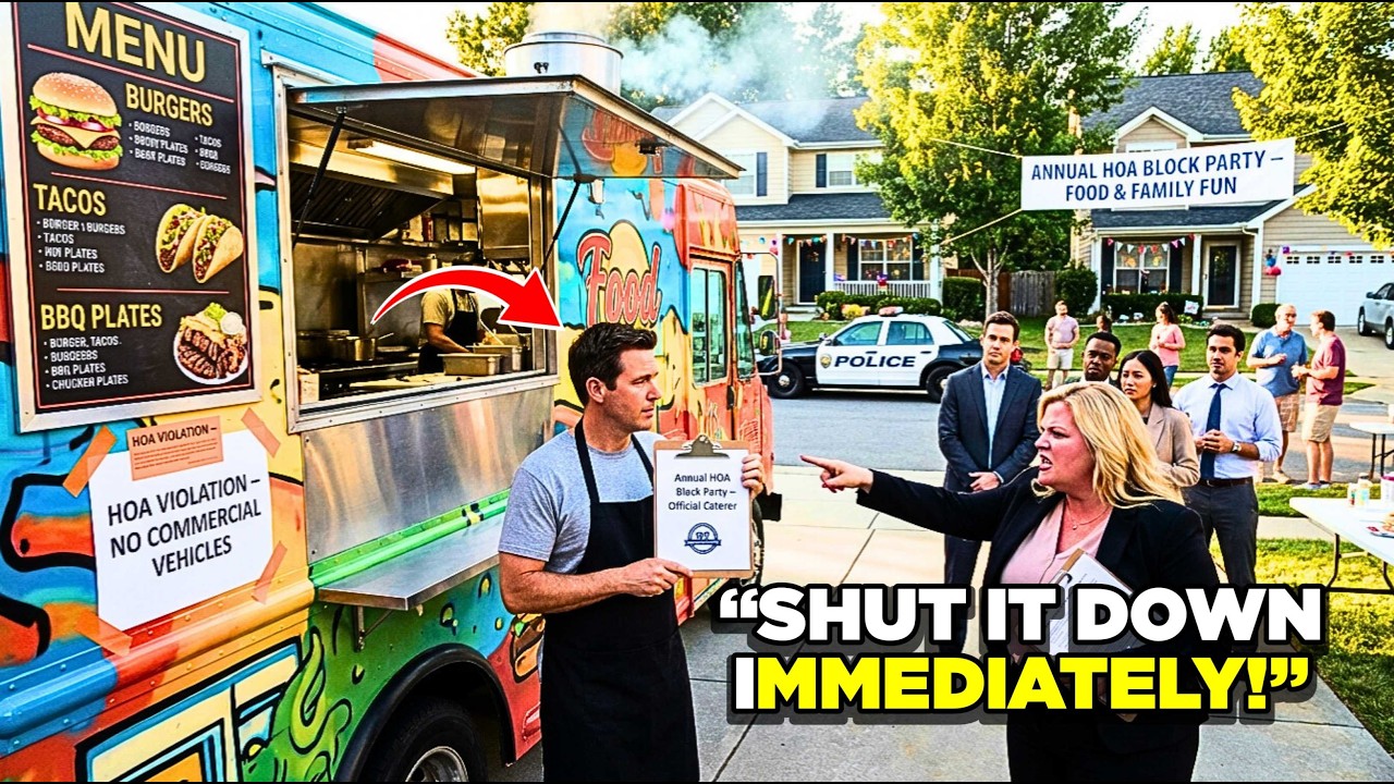 HOA Banned My Food Truck From My Own Driveway Too Bad I Cater Their Annual Block Party