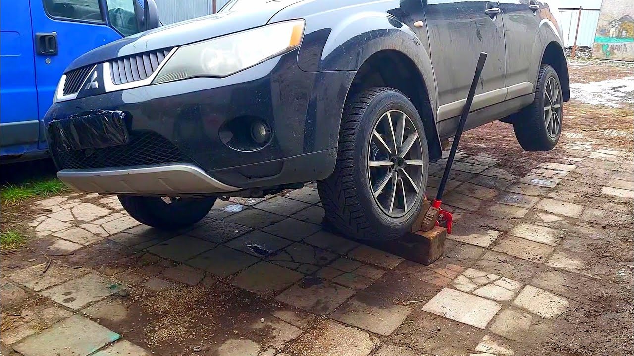 Вибрация при разгоне. Отвалился кардан. Замена Кардана Мицубиси Аутлендер ХЛ 3401А022 Шрус Кардана.