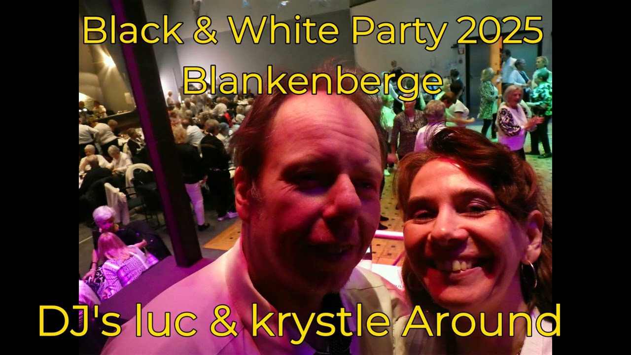 Luc & Krystle Around Black & White Party Casino Blankenberge 2025