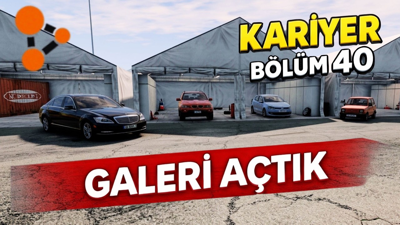 GALERİ AÇTIM // Beamng driver kariyer // Bölüm 40