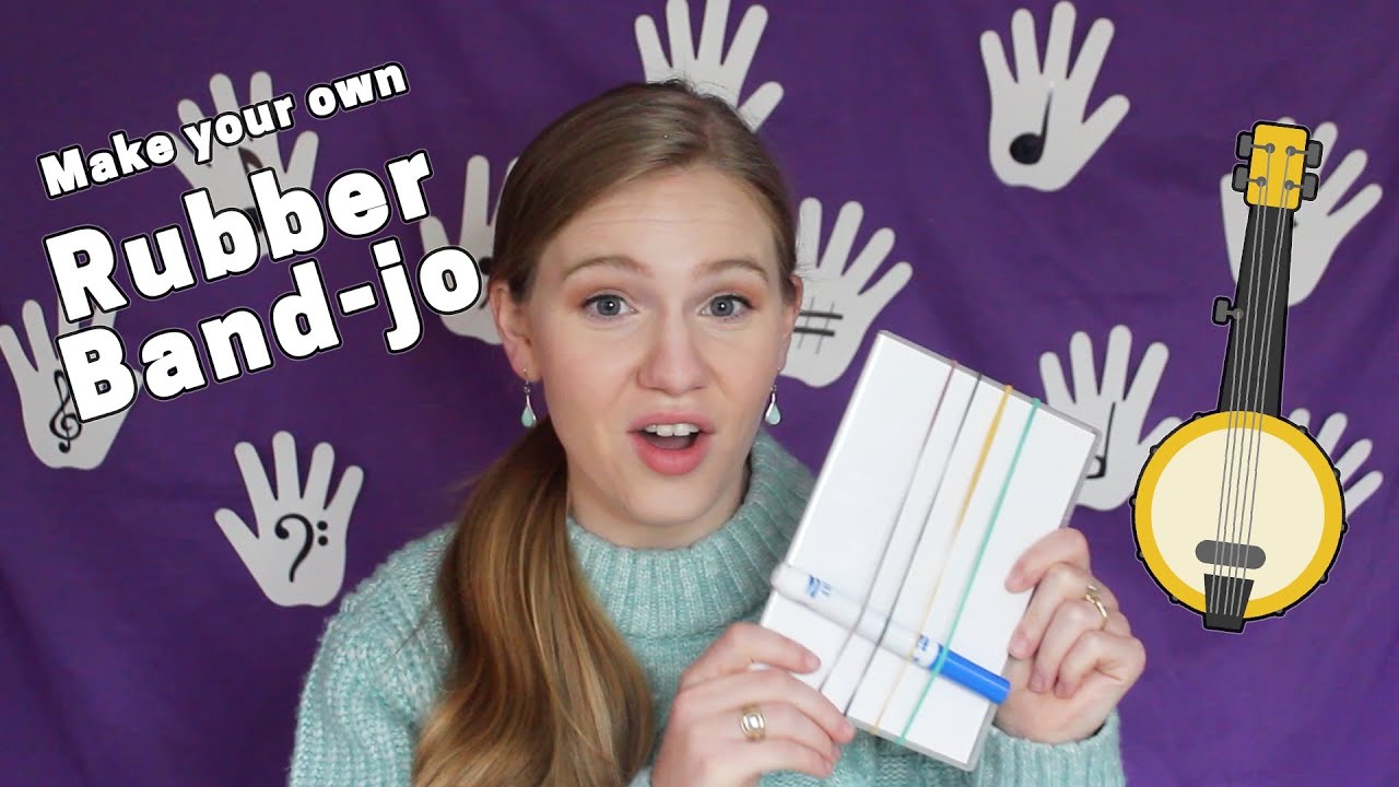 Make a Rubber Band Banjo I Music & Visual Art I ArtistYear Create - Kids