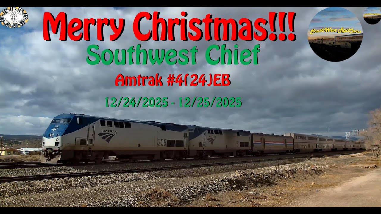 A4(24) EB Southwest Chief (206-151 x 8) | 2025/12/24 - 2025/12/25