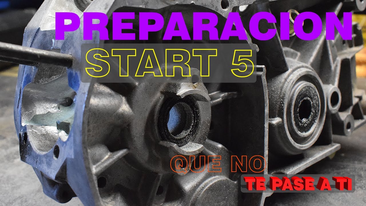 PREPARACION del motor de DERBI VARIANT START 5