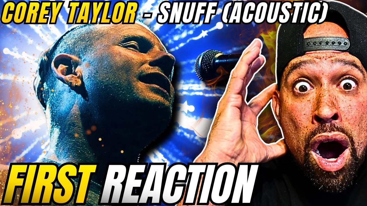 Rapper FIRST time REACTION to Corey Taylor - Snuff acoustic! The lyrics are INSANE...