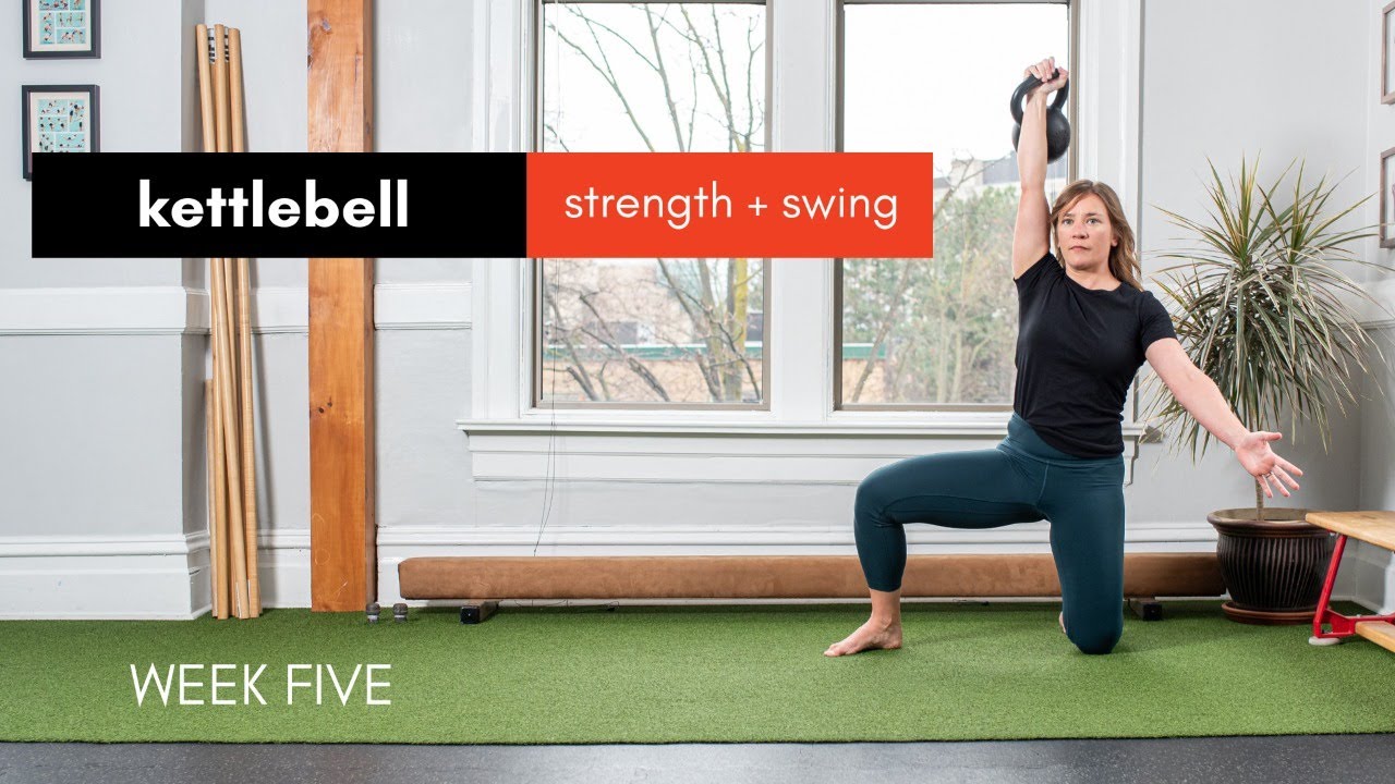 Strength + Swing | 30 min | At Home #Kettlebell Strength + Endurance | Clean and Press 5/7