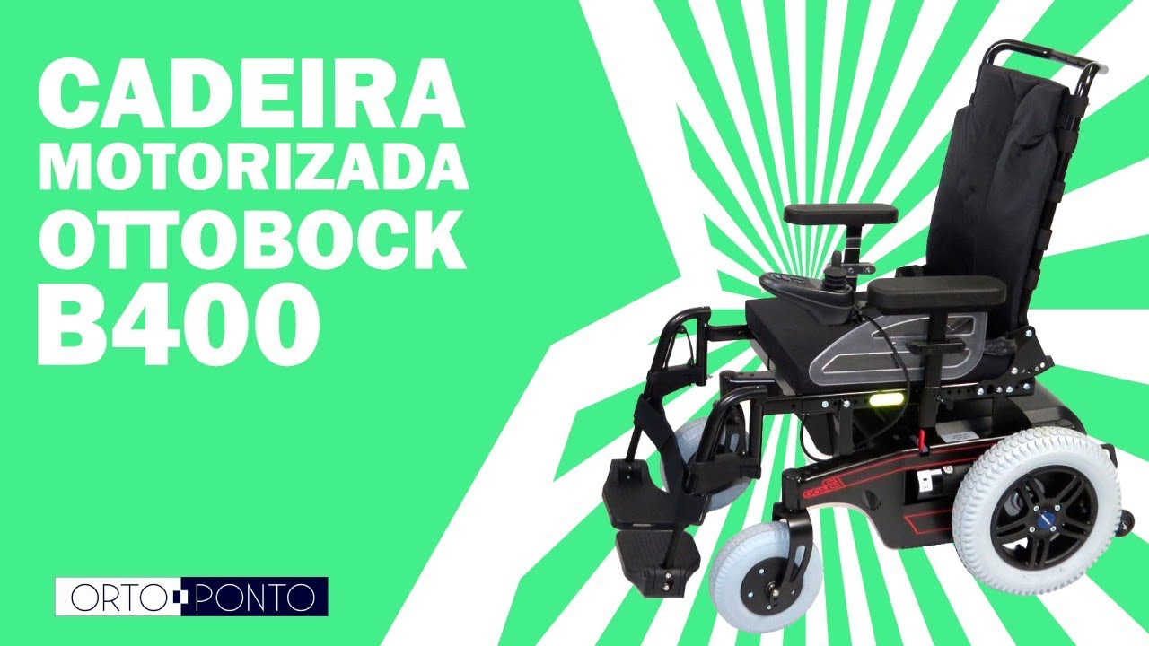 Cadeira de Rodas Motorizada Reclinável B400 Ottobock | Ortoponto Produtos