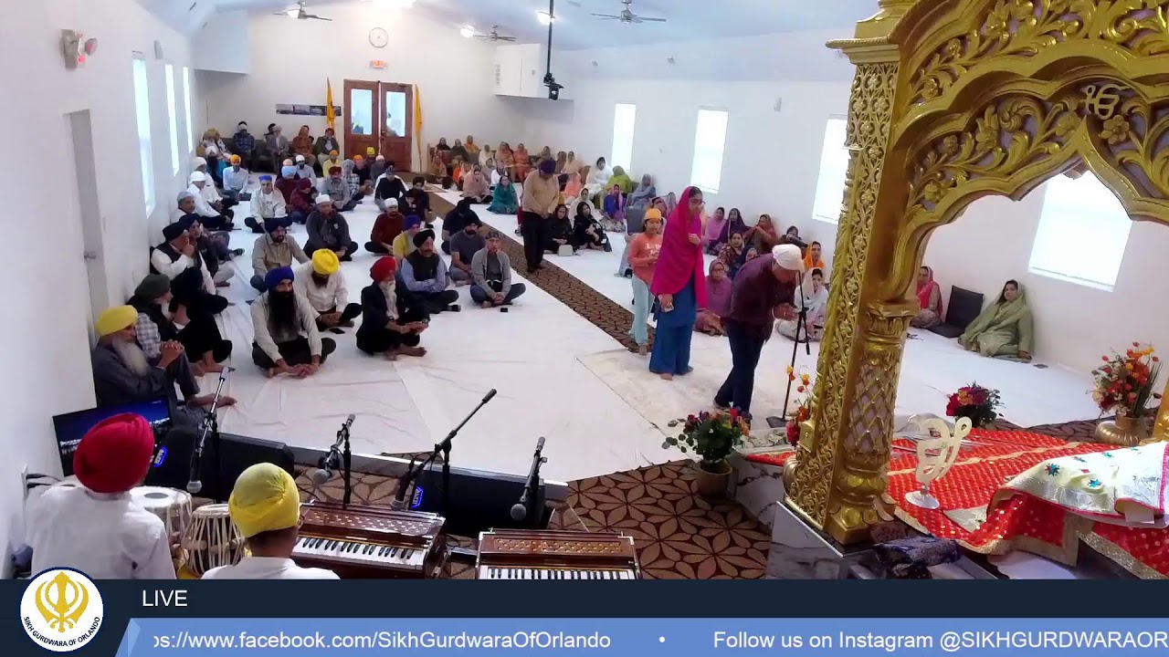Sikh Gurdwara Orlando - Live