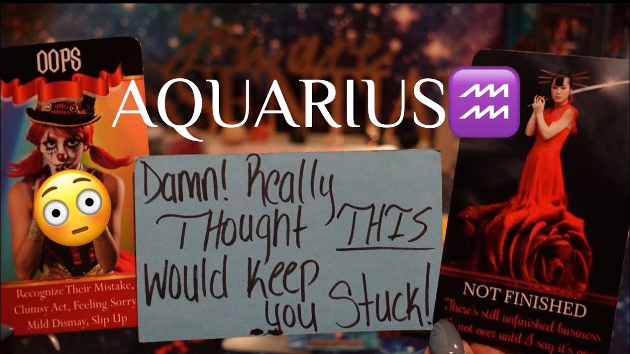 AQUARIUS♒️👀😳 THOUGHT U WERE BLINDED BY LOVE...U WILL FOREVER BE THE 1 THAT GOT AWAY⚡️THEY'RE NOT OK😭