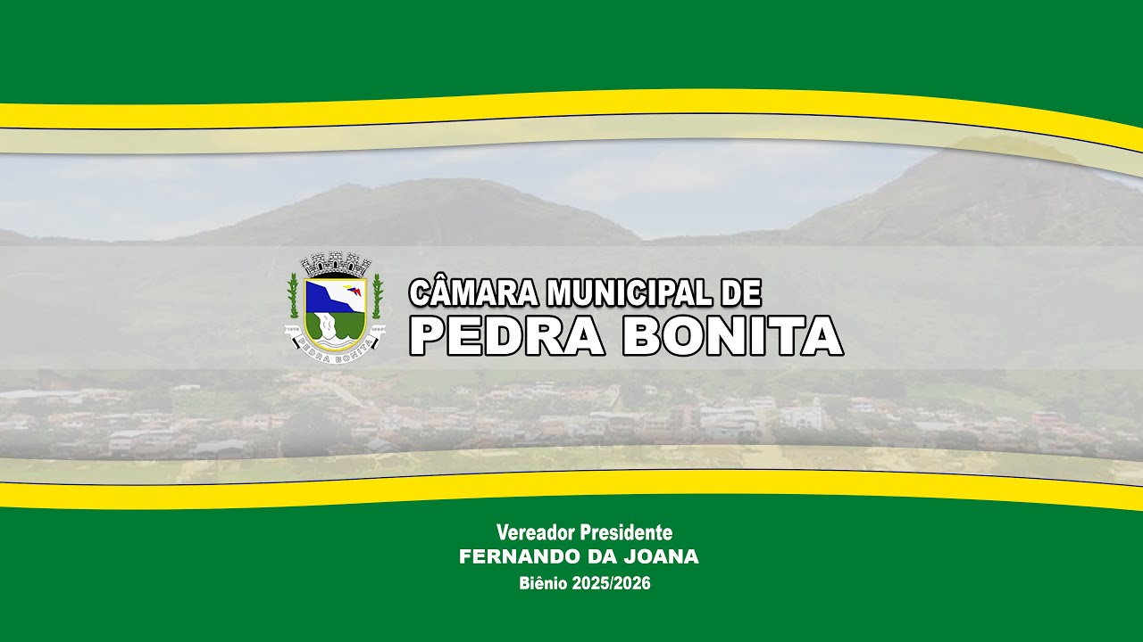REUNIÃO ORDINÁRIA DA CÂMARA MUNICIPAL DE PEDRA BONITA 24/02/2026