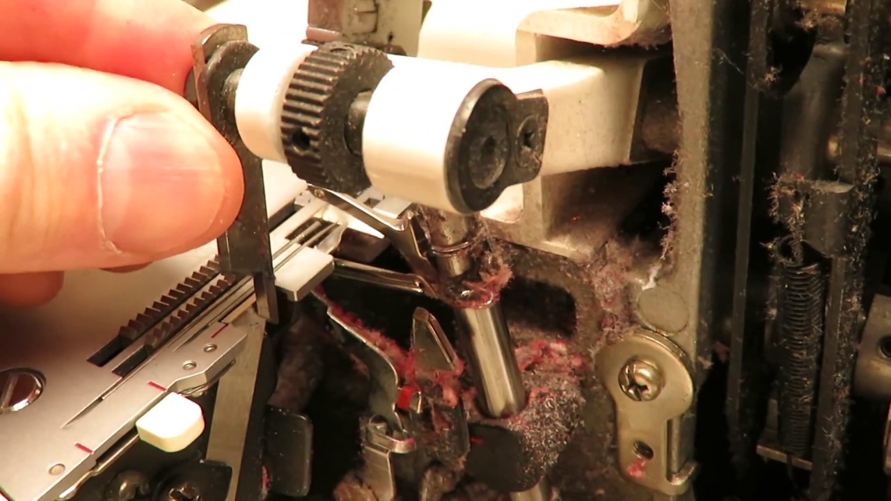 Serger Lower Knife Change