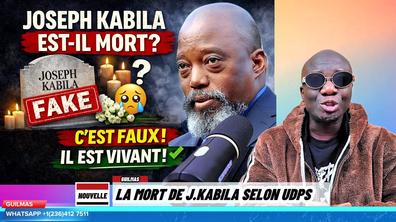 LA MORT DE JOSEPH KABILA SELON UDPS FAIT HONTE