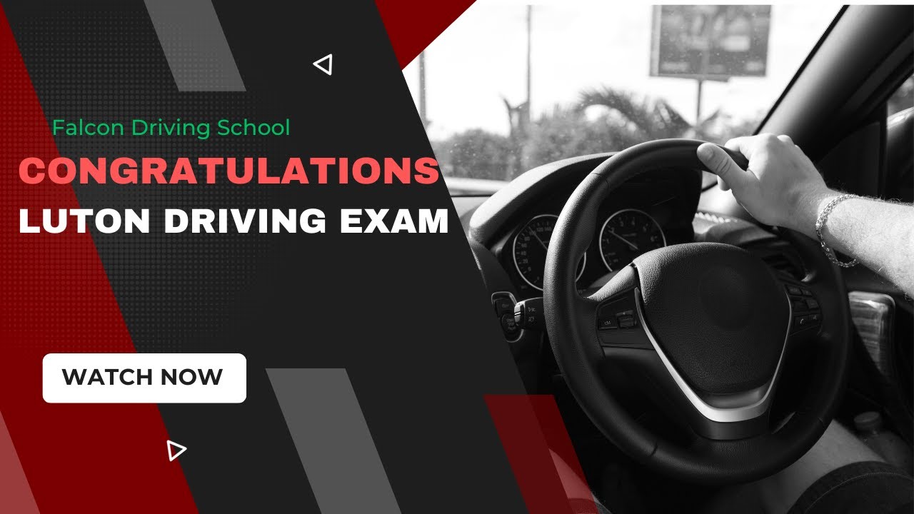 Luton Driving Test Route  2023 04 (Congratulation)