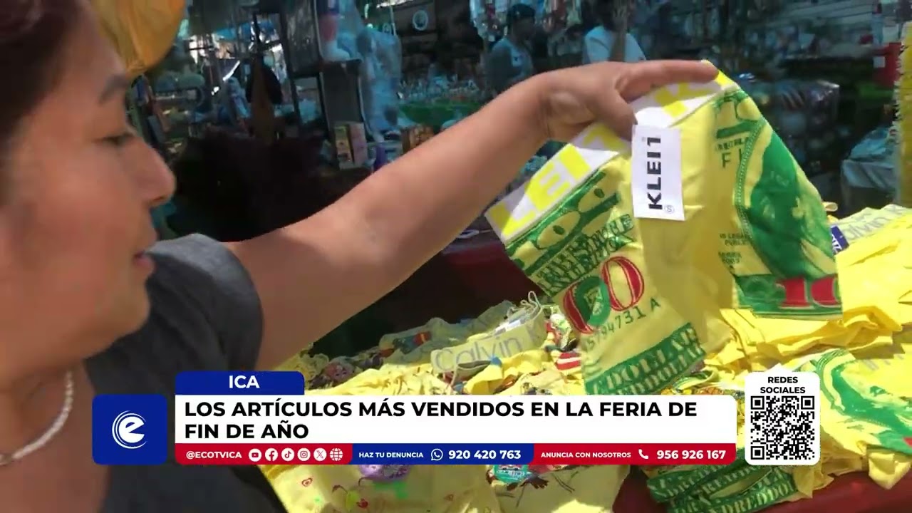 Ica: los artículos más vendidos en la feria de fin de año
