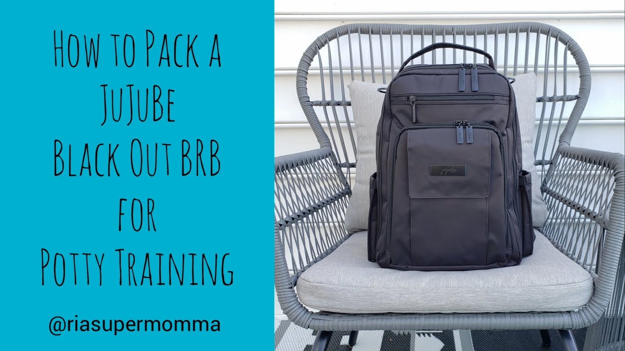 JuJuBe Black Out BRB Packed for Potty Training