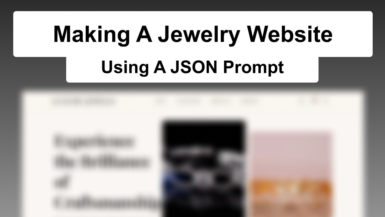 Создание веб-сайта Jwellary с использованием JSON-запроса