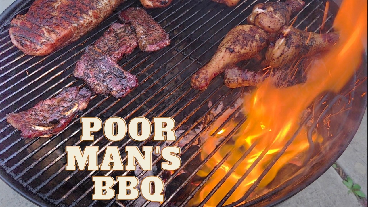 Барбекю для бедных на гриле Weber Kettle