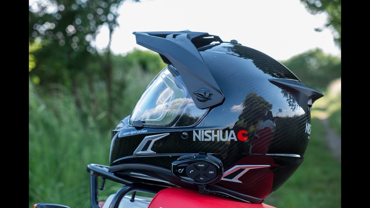 Test du casque Nishua Enduro Carbone, poids plume 👉 Motard-Adventure