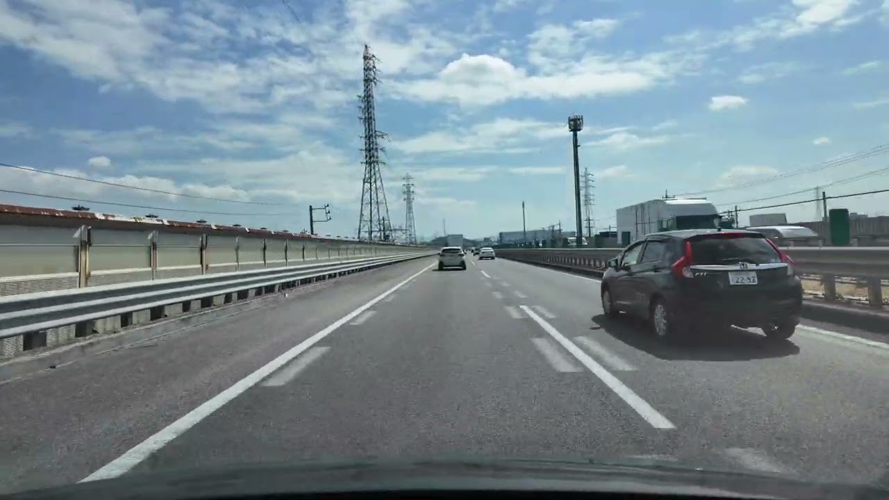 名神高速道路 一宮西IC 中央自動車道 内津峠PA ドライブ 2025