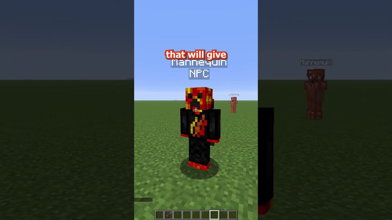 NPCs/bots got added to minecraft??? #minecraft  #minecraftupdate