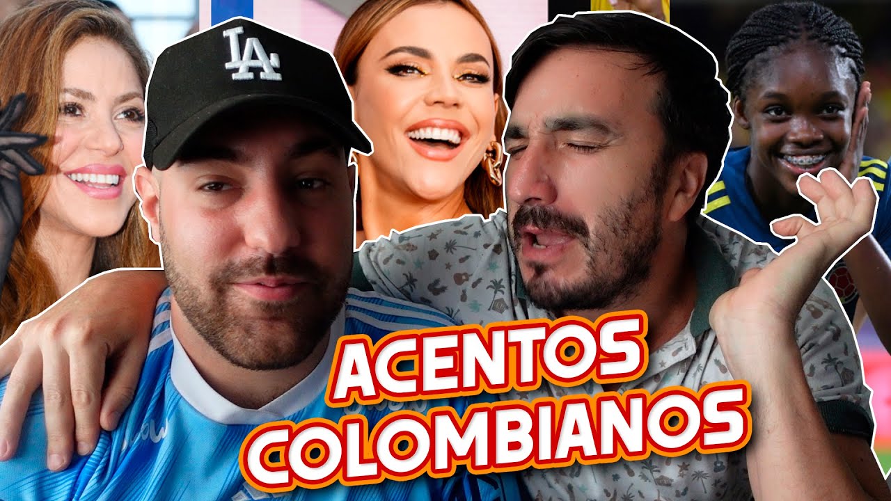 ESPAÑOL Y ARGENTINO reaccionan a los ACENTOS COLOMBIANOS! UNO se enamora de las PAISA