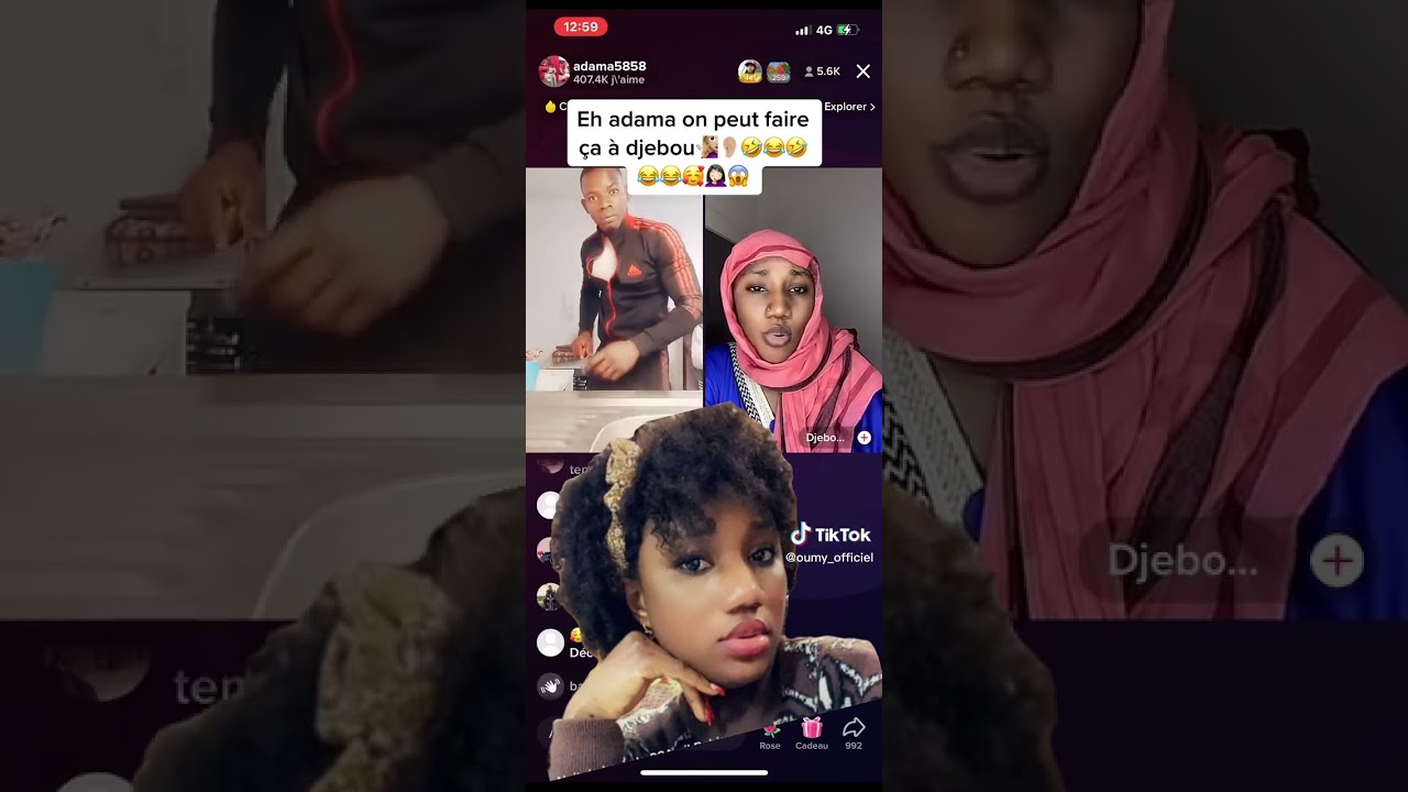 Adama Star Tiktok - On peut faire ça a Djebou😂😂😂
