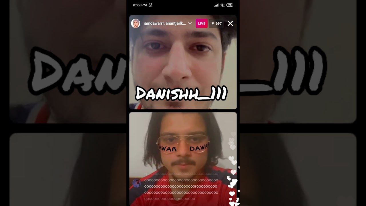 live video of danish and dawar (part3)