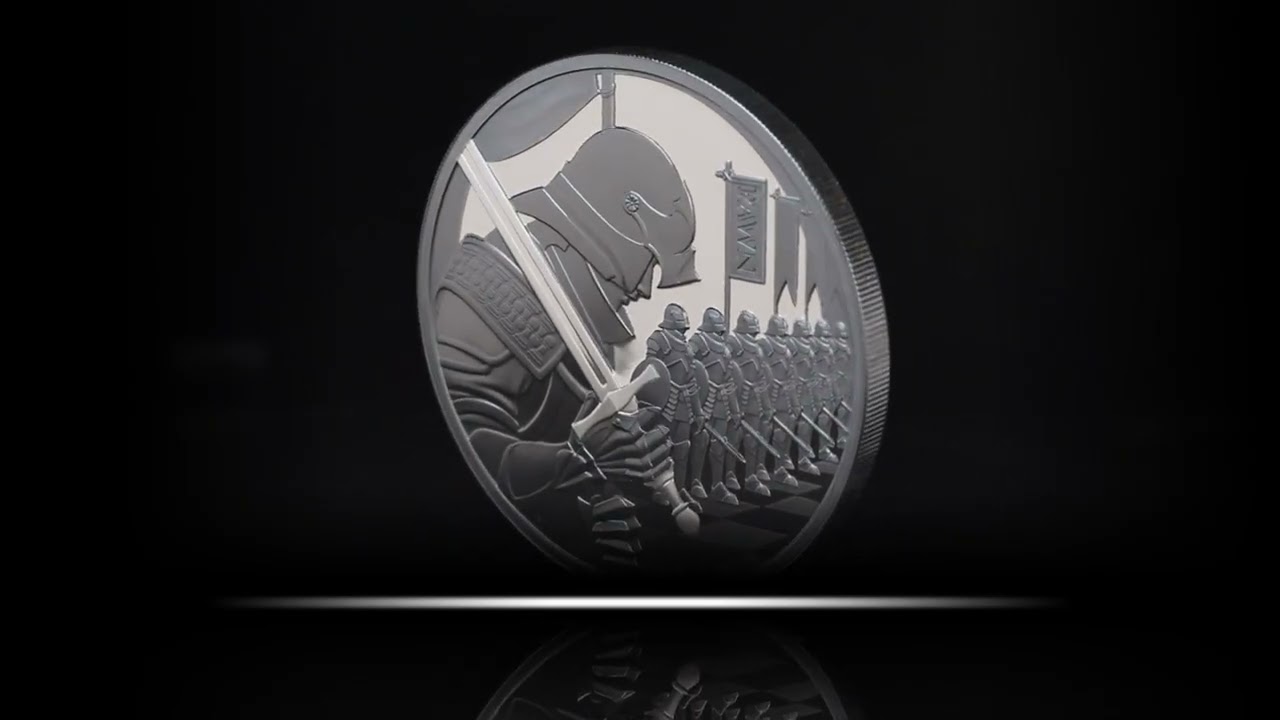 Chess Pawn 2026 $1 1oz Silver Black Proof Coin