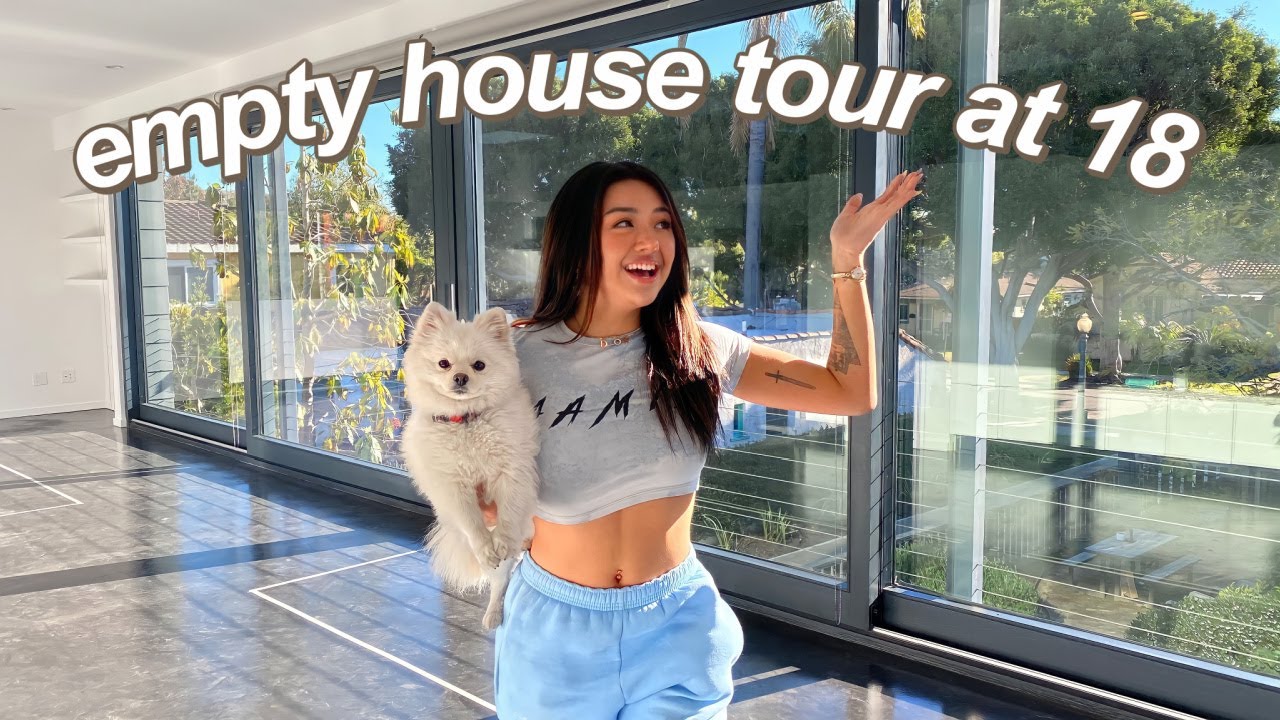 EMPTY HOUSE TOUR! | MOVING TO LA AT 18