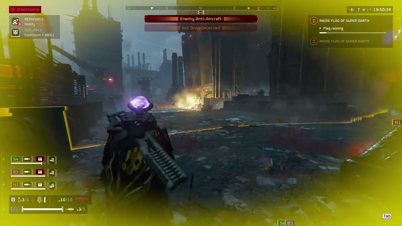 HELLDIVERS 2  Invasion of Cyberstan D7 no commentary