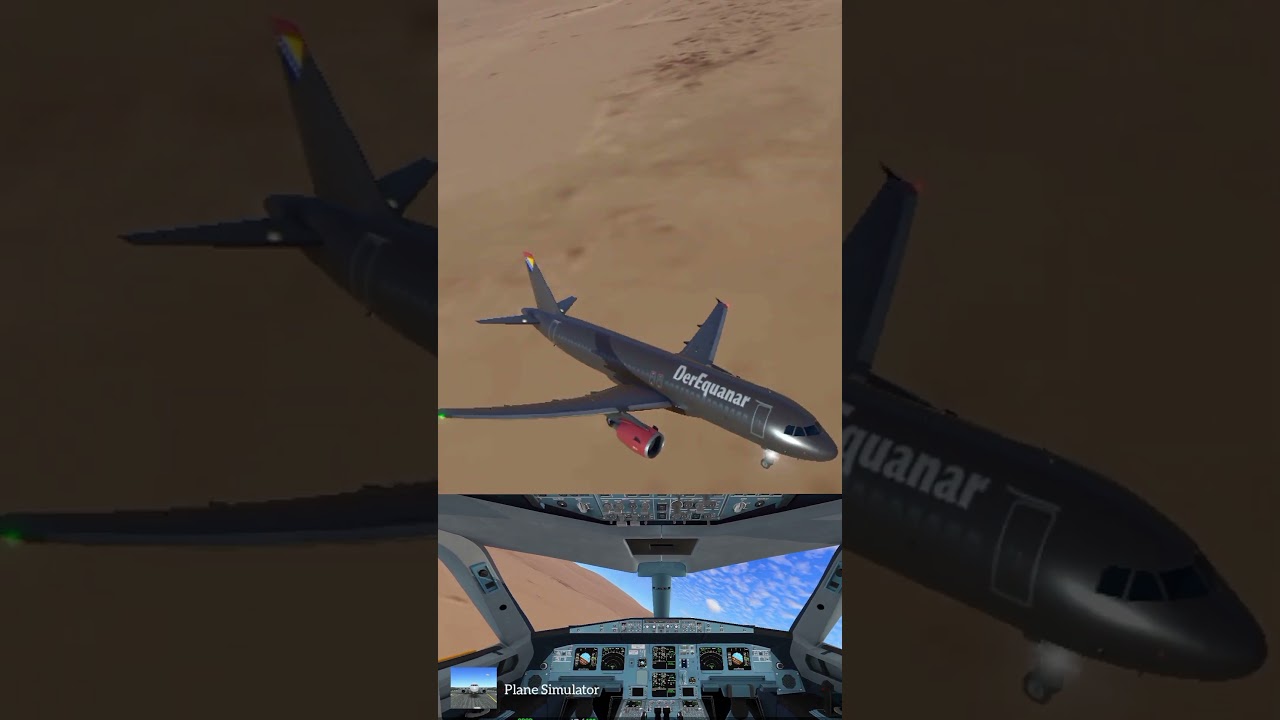 Landing Crashed For Over Speed || Real Flight Simulator || Jyada Speed Se Huwa Crashed