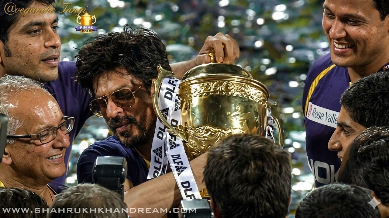 Super Happy SRK after IPL 2012 Final