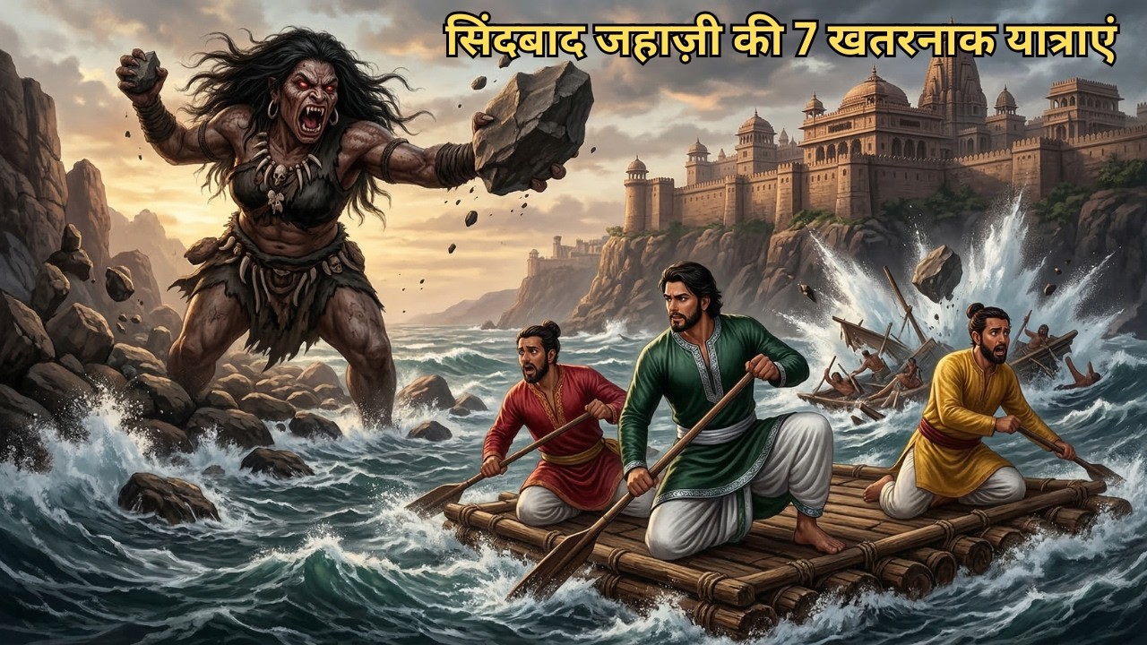 सिंदबाद जहाज़ी की 7 खतरनाक यात्राएं | Sindbad Jahaazi Ki Poori Kahani | अरेबियन नाइट्स हिंदी