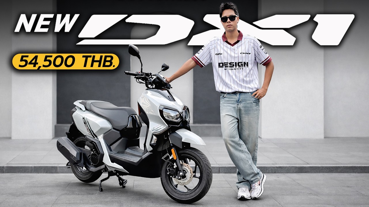 รีวิว New GPX DX1สกู๊ตเตอร์ไซส์เล็ก เน้นใช้งานในเมือง ⎥MotorXgen