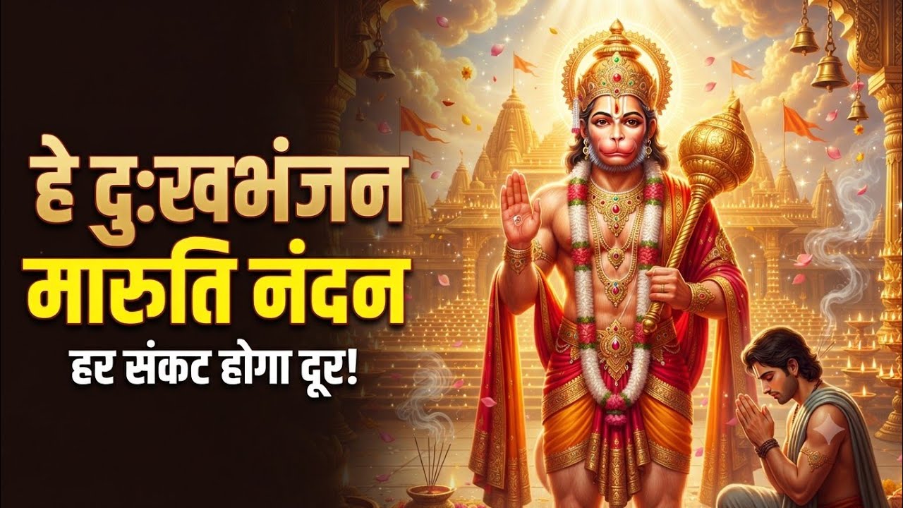   हे दुःख भन्जन, मारुती नंदन,सुन लो मेरी पुकार । भजन। 
