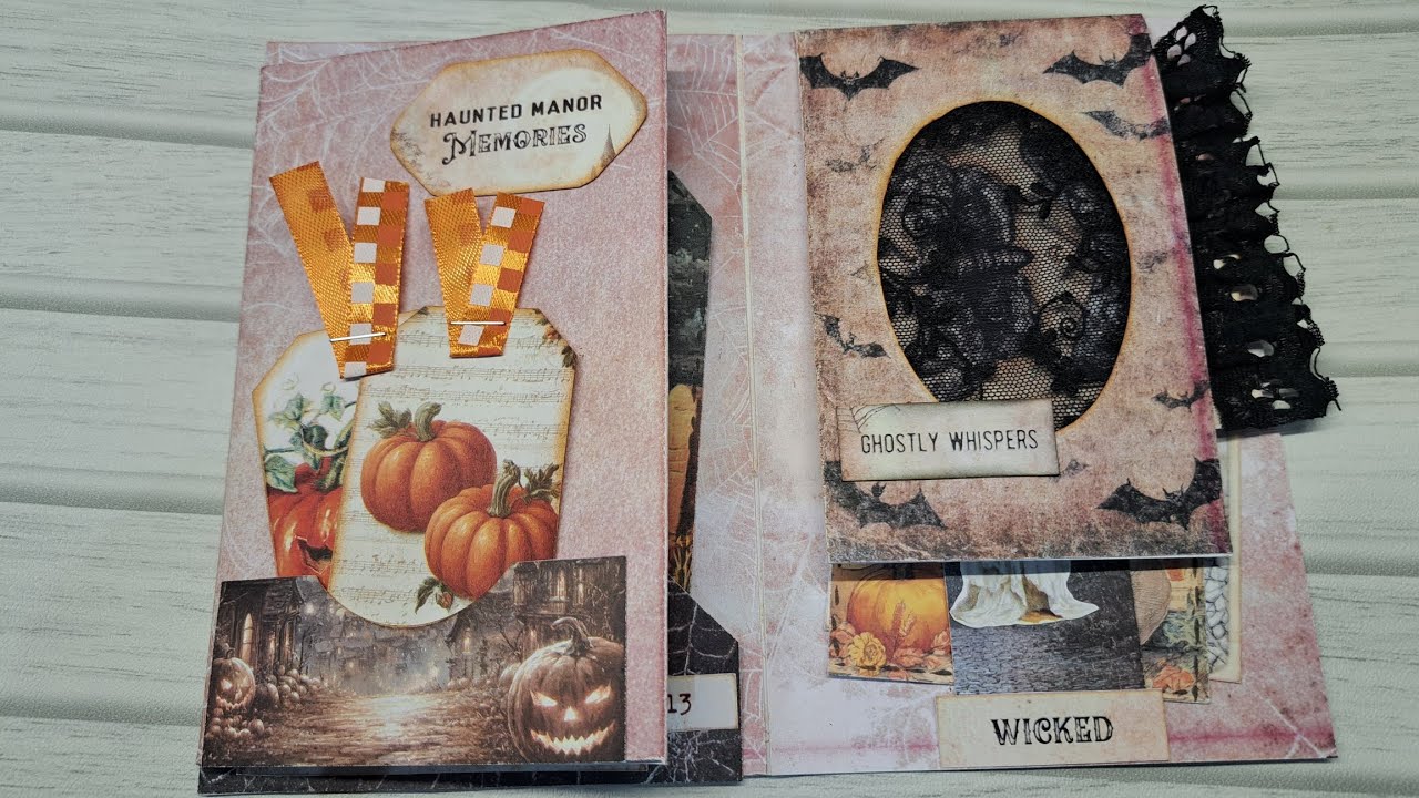 Фолио «Призрачный особняк» — бесплатно 🎃 | DTP для @CitrusJournalStudio