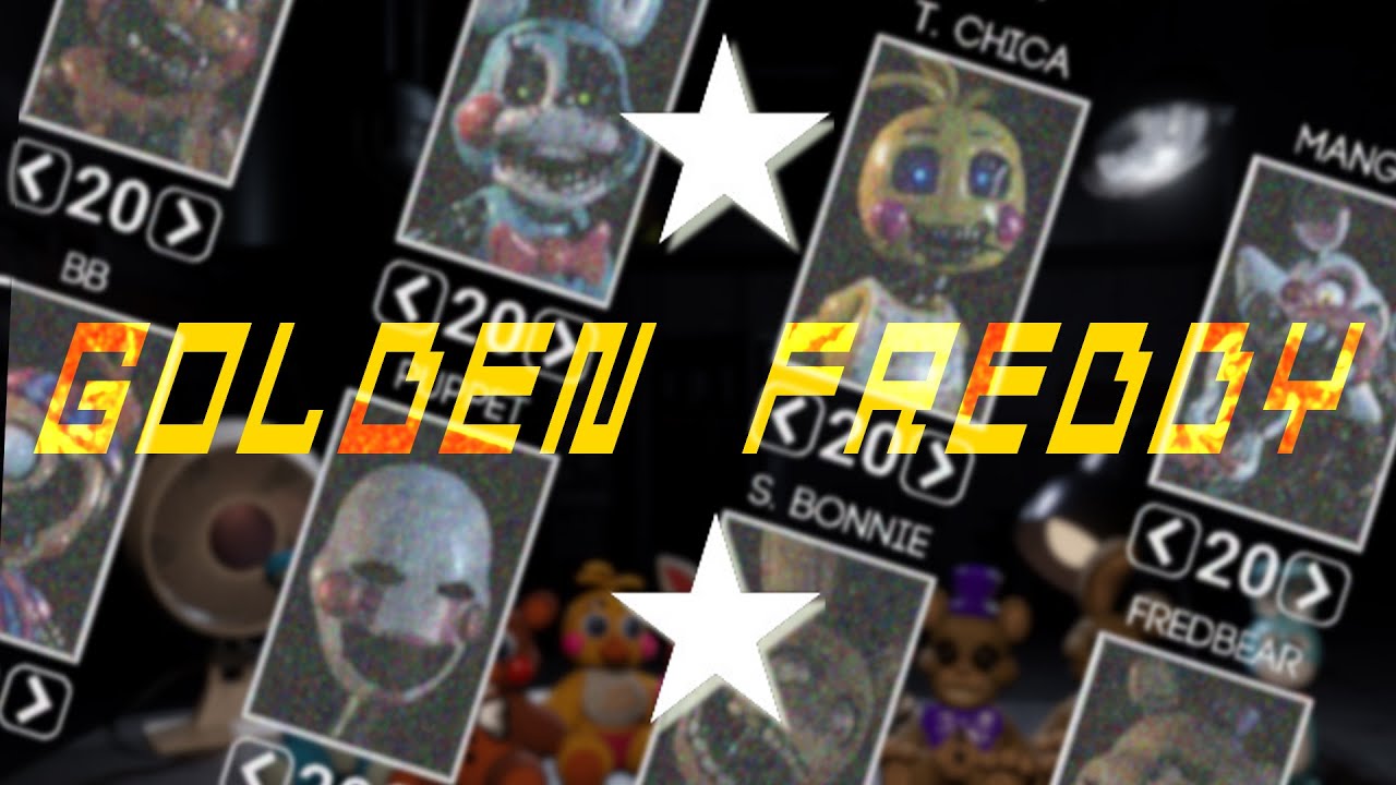 FNaF Fazbear Entertainment: Storage - I beat 8/20 Mode! (Golden Freddy Mode)