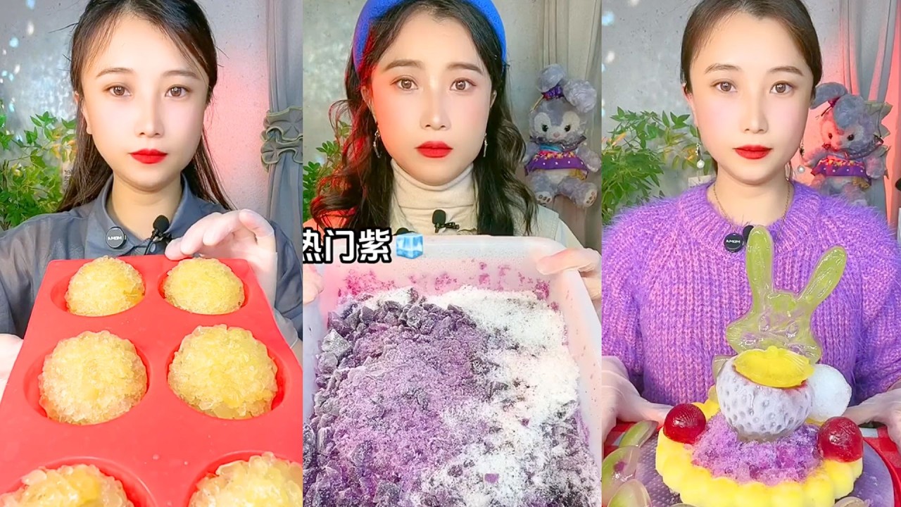 Golden Domes, Purple Ice Dessert and Bunny Jelly Treat